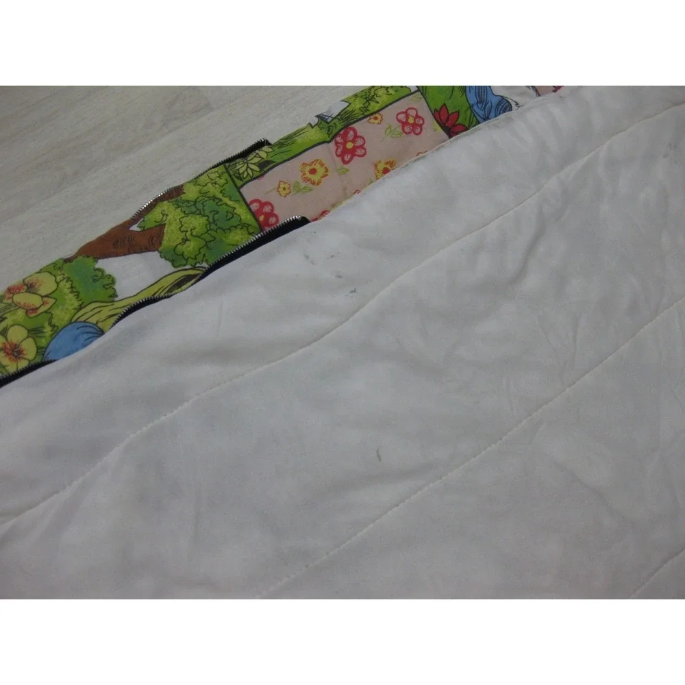 Vintage 1970s Sears Disney Alice in Wonderland Sleeping Bag Lewis Carroll